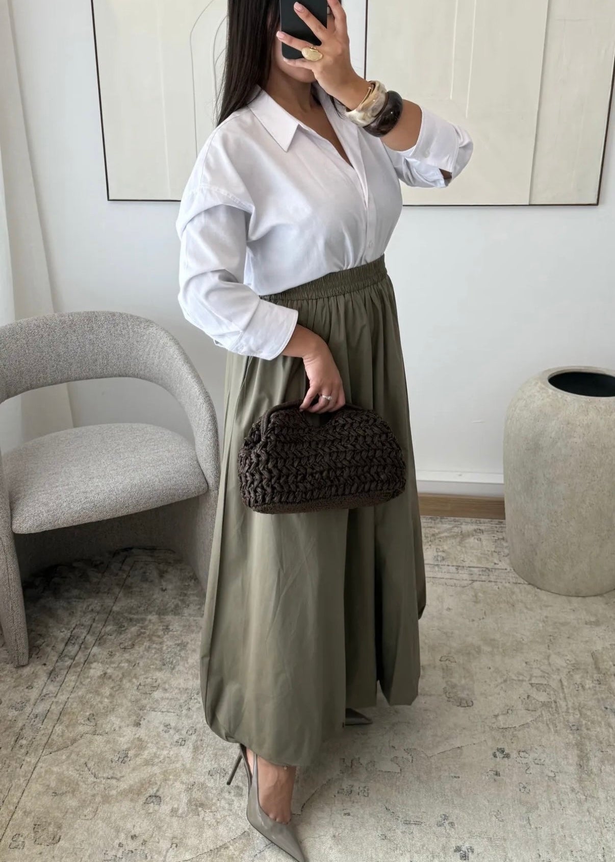 Jupe Longue en Coton