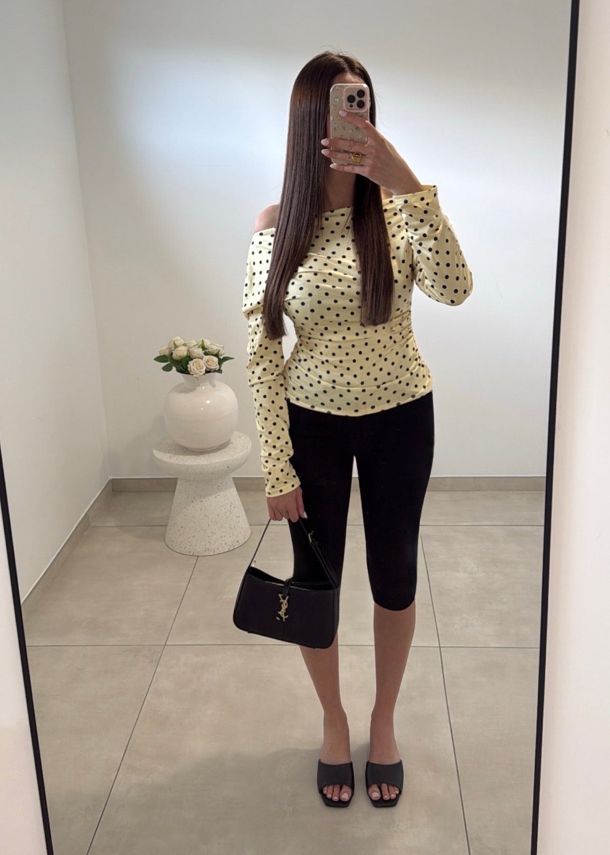 Pantalon Capri Noir