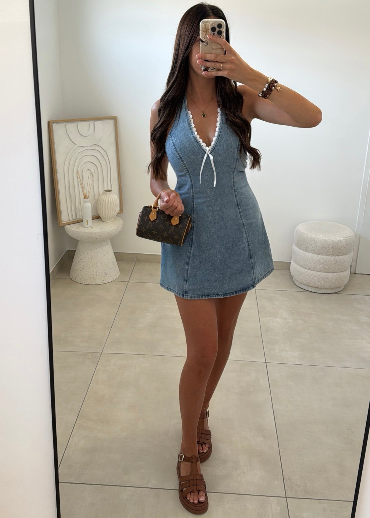 Robe en jean