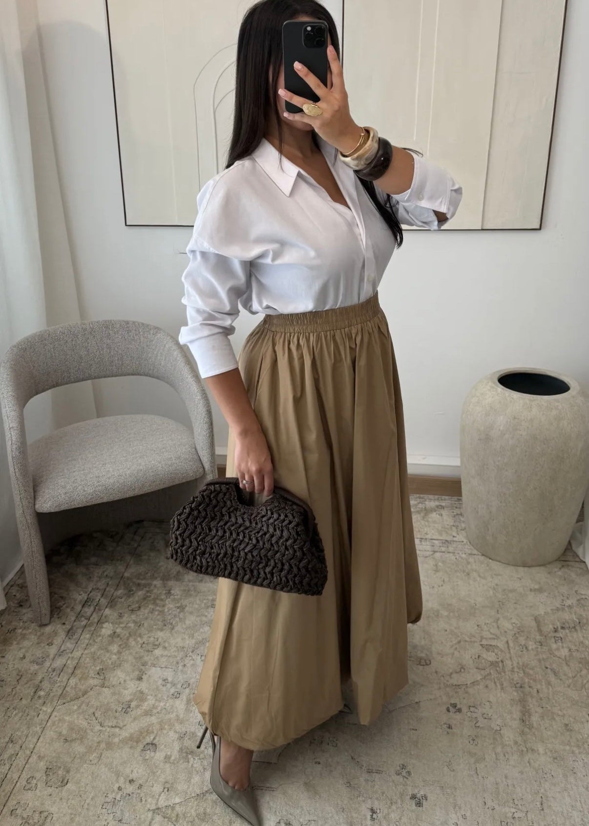 Jupe Longue en Coton