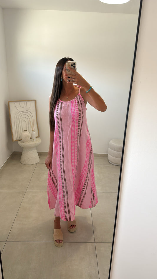 Robe Ample Fushia