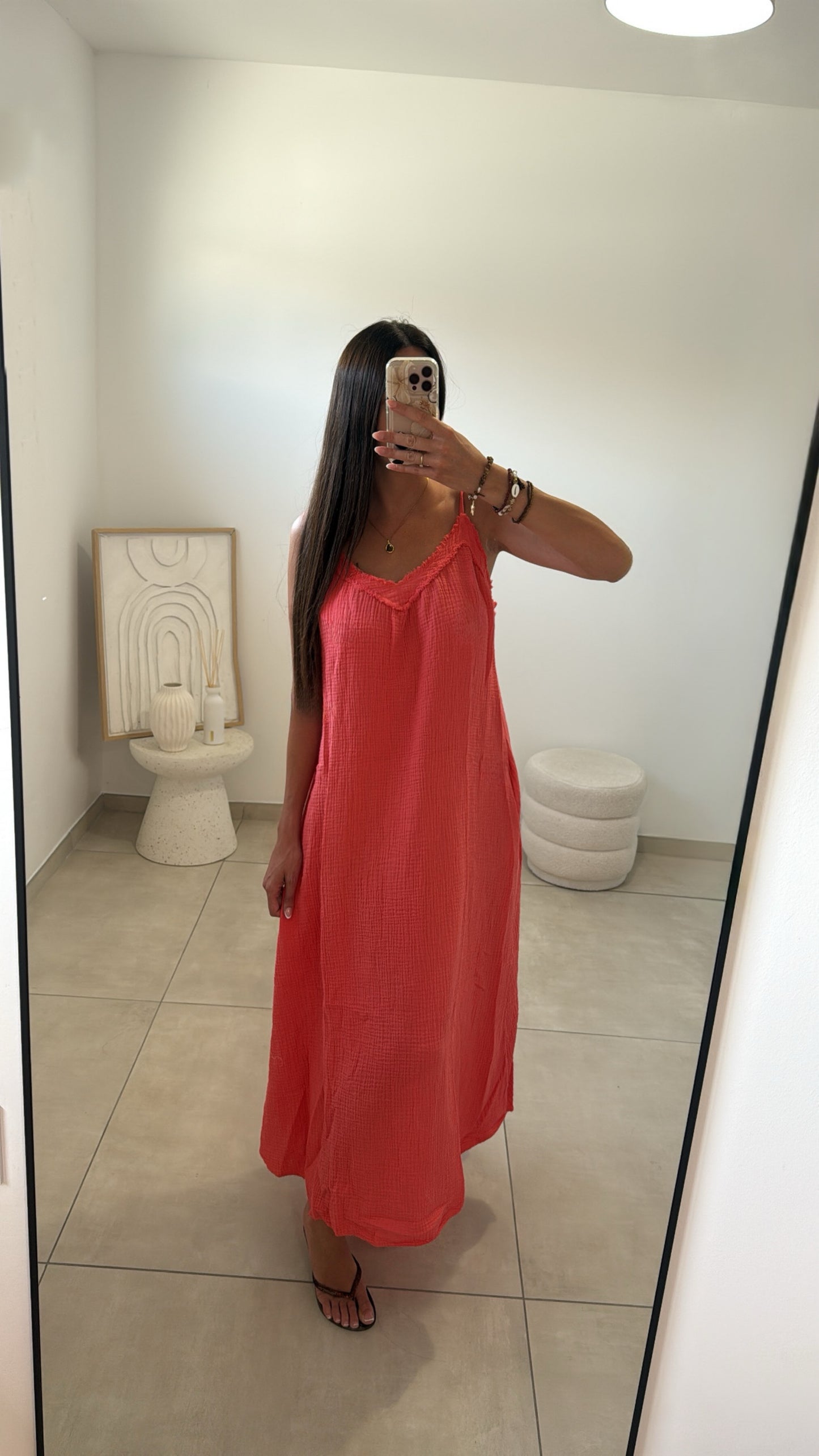 Robe Ample Corail