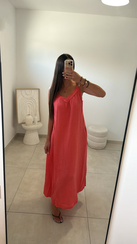 Robe Ample Corail