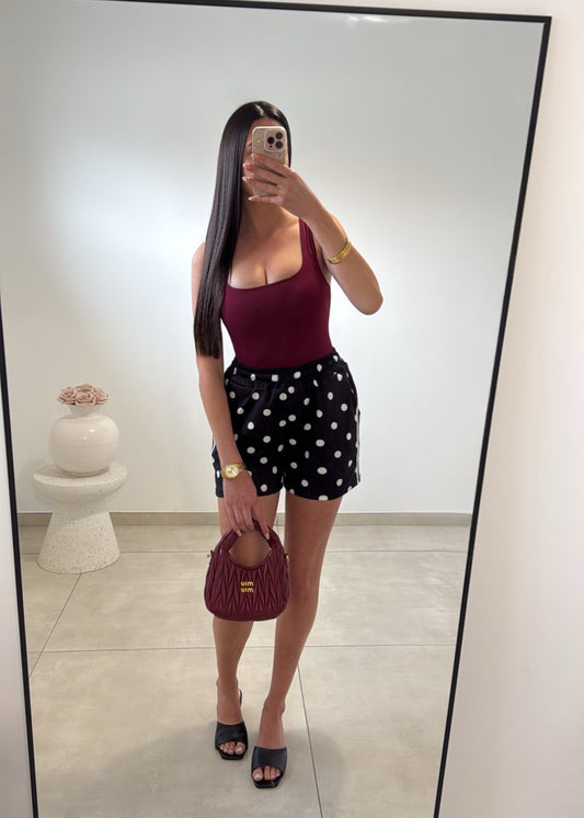 Short à pois