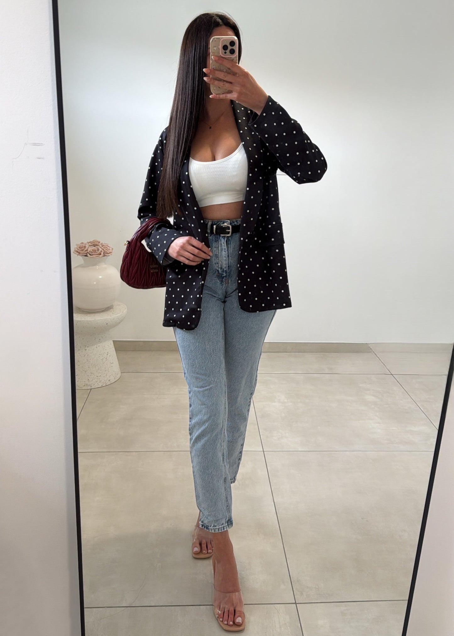 Blazer à pois