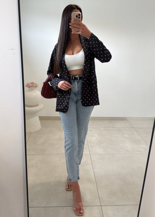 Blazer à pois