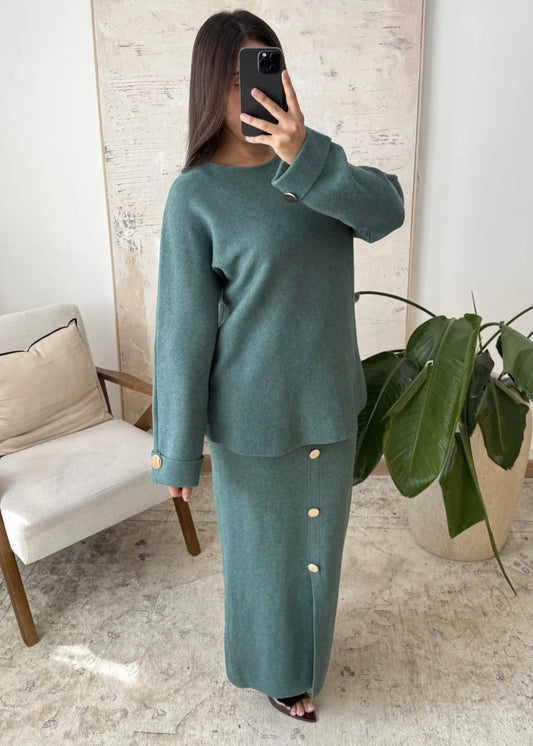 Ensemble pull & jupe longue