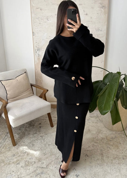 Ensemble pull & jupe longue