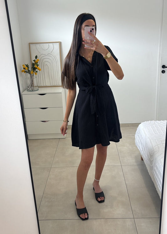 Robe à Noeuds Gaz De Coton