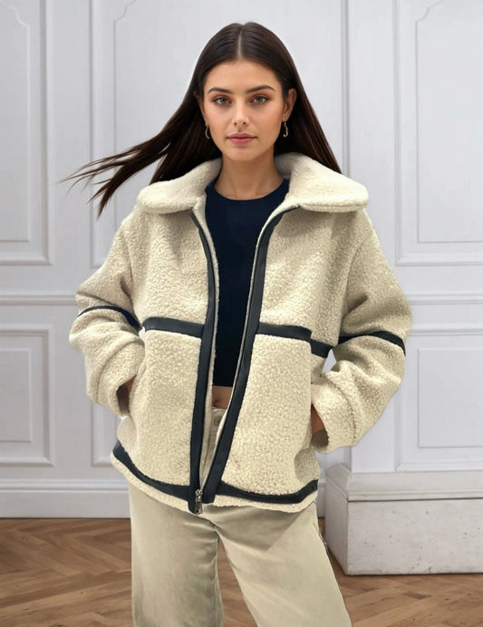 Veste TEDDY Ecru