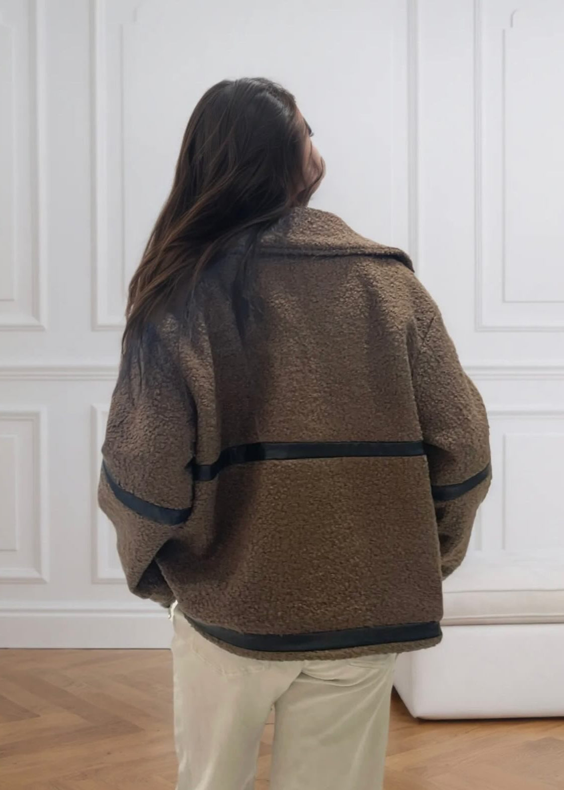 Veste TEDDY Chocolat